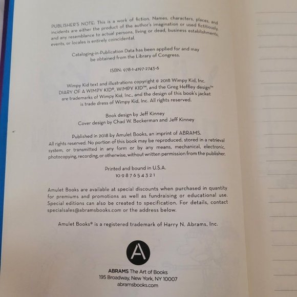 Diary Of A Wimpy Kid Book 13 The Meltdown Hardcover Jeff Kinney - Picture 6 of 8